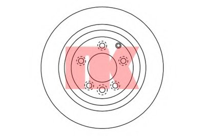 3147138 NK Тормозной диск