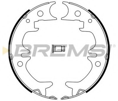 Комплект тормозных колодок, стояночная тормозная система BREMSI купить
