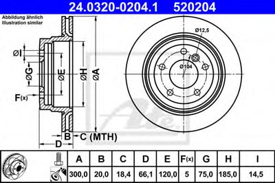 24032002041 ATE Тормозной диск