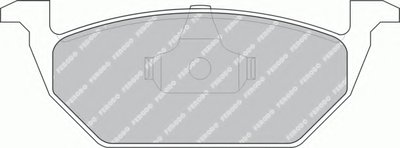 FDB1094 FERODO Комплект тормозных колодок, дисковый тормоз