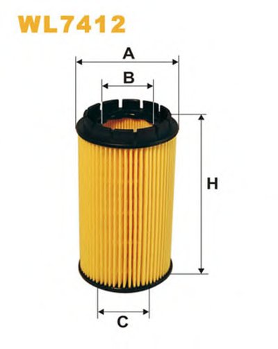 WL7412 WIX FILTERS Масляный фильтр