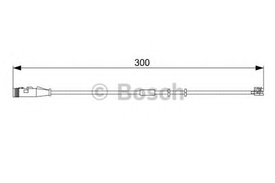 Сигнализатор, износ тормозных колодок BOSCH купить