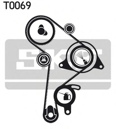 VKMA01011 SKF Комплект ремня ГРМ