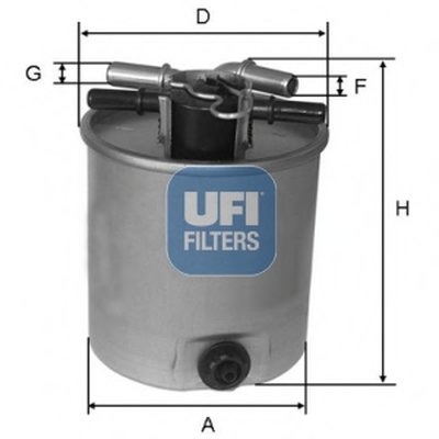 Топливный фильтр UFI купить