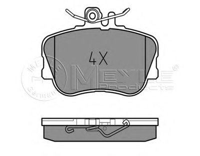 0252143920 MEYLE Комплект тормозных колодок, дисковый тормоз