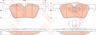 Комплект тормозных колодок, дисковый тормоз COTEC TRW купить