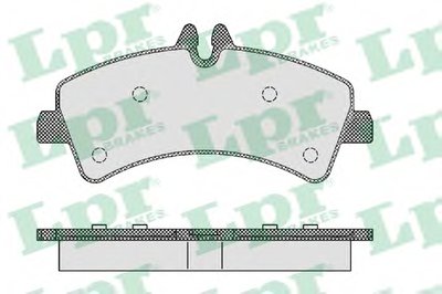 05P1294 LPR Комплект тормозных колодок, дисковый тормоз