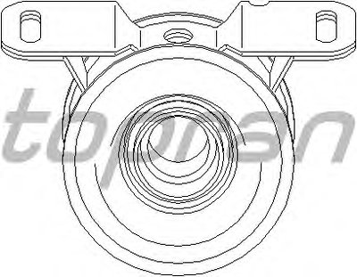 302321 TOPRAN Подвеска, карданный вал