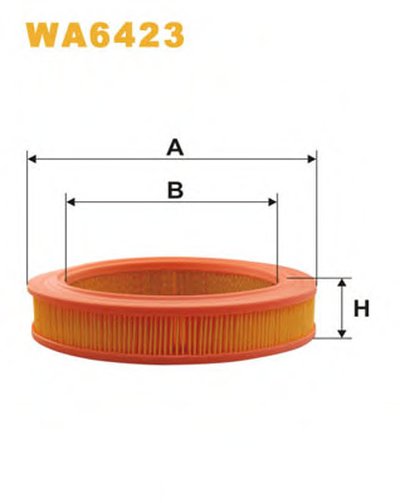 WA6423 WIX FILTERS Воздушный фильтр