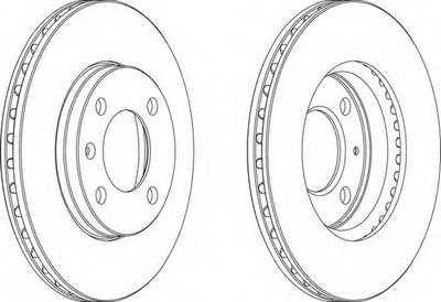 DDF175 FERODO Тормозной диск
