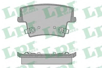 05P1400 LPR Комплект тормозных колодок, дисковый тормоз