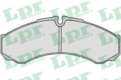 05P684 LPR Комплект тормозных колодок, дисковый тормоз