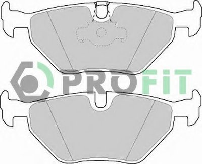 50001075 PROFIT Комплект тормозных колодок, дисковый тормоз