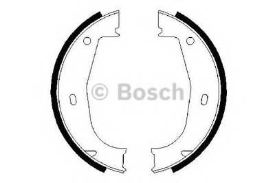 Комплект тормозных колодок, стояночная тормозная система BOSCH купить