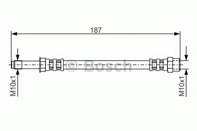 1987476715 BOSCH Тормозной шланг