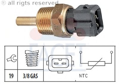 Датчик, температура масла; Датчик, температура охлаждающей жидкости; Датчик, температура масла; Датчик, температура охлаждающей жидкости; Датчик, температура охлаждающей жидкости FACET купить