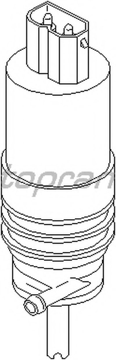 500555 TOPRAN Водяной насос, система очистки окон; Водяной насос, система очистки фар