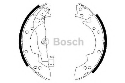 0986487076 BOSCH Комплект тормозных колодок