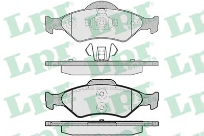 05P795 LPR Комплект тормозных колодок, дисковый тормоз