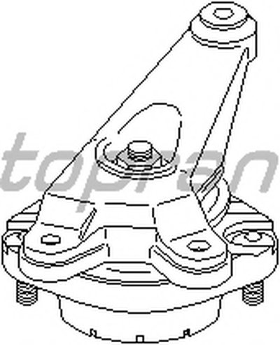 110389 TOPRAN Подвеска, ступенчатая коробка передач