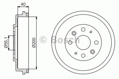 Тормозной барабан BOSCH купить