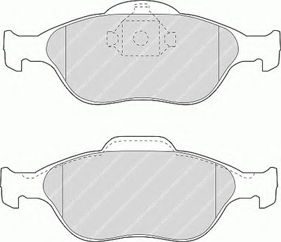 Комплект тормозных колодок, дисковый тормоз PREMIER FERODO купить