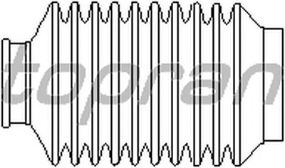 104073 TOPRAN Пыльник, рулевое управление