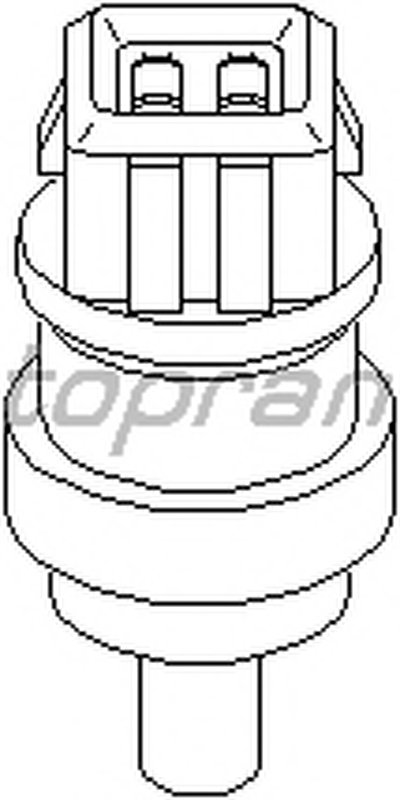 Датчик, температура охлаждающей жидкости TOPRAN купить