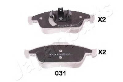 PA031AF JAPANPARTS Комплект тормозных колодок, дисковый тормоз