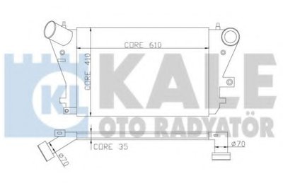 342100 KALE OTO RADYATOR Интеркулер