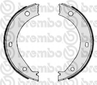 Комплект тормозных колодок, стояночная тормозная система BREMBO купить