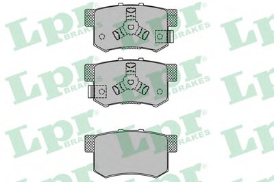 05P1404 LPR Комплект тормозных колодок, дисковый тормоз