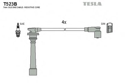 Комплект проводов зажигания TESLA купить