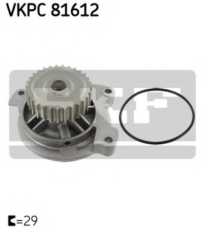 VKPC81612 SKF Водяной насос