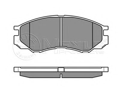 0252329015W MEYLE Комплект тормозных колодок, дисковый тормоз