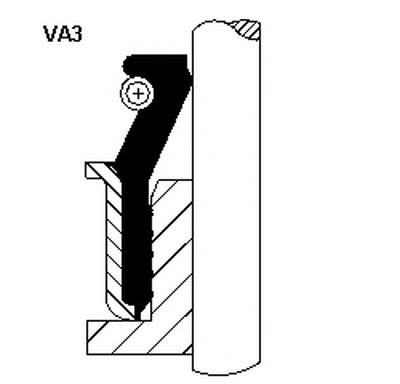 12020308 CORTECO Уплотнительное кольцо, стержень кла