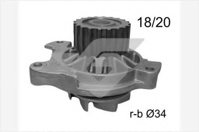 WP148 HUTCHINSON Водяной насос