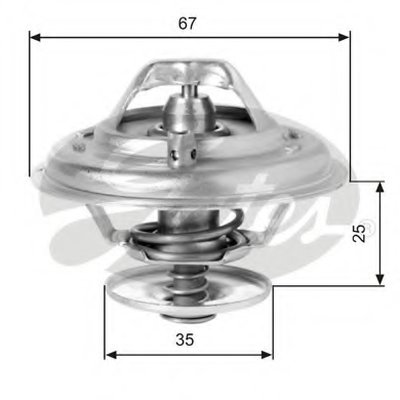 TH14380G1 GATES Термостат, охлаждающая жидкость