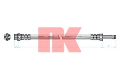 853328 NK Тормозной шланг