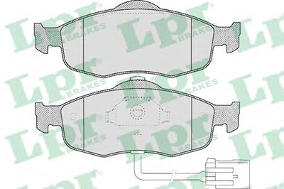 05P461 LPR Комплект тормозных колодок, дисковый тормоз