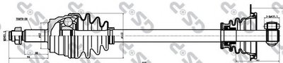 244012 GSP Приводной вал