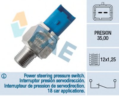 Датчик, давление масла FAE купить