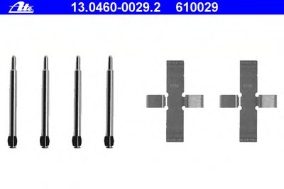 13046000292 ATE Комплектующие, колодки дискового тормоза