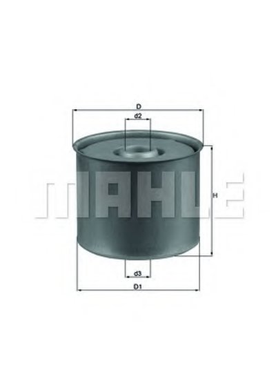 KX23D MAHLE ORIGINAL Топливный фильтр