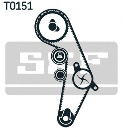 VKMA01918 SKF Комплект ремня ГРМ