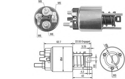 940113050423 MAGNETI MARELLI Тяговое реле, стартер