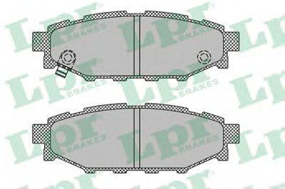 05P1408 LPR Комплект тормозных колодок, дисковый тормоз
