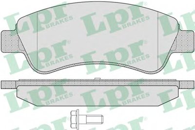 05P802 LPR Комплект тормозных колодок, дисковый тормоз