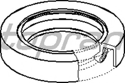 109477 TOPRAN Уплотняющее кольцо вала, подшипник ступицы колеса