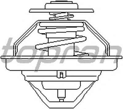101601 TOPRAN Термостат, охлаждающая жидкость